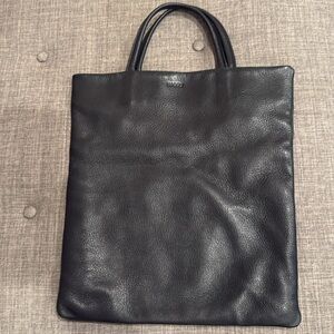 Tiny Leather Tote Bag